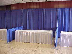 Pipe And Drape Booth Orbit Event Rentals